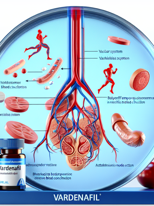 Verbesserung der Durchblutung im Genitalbereich durch Vardenafil für Sportler.